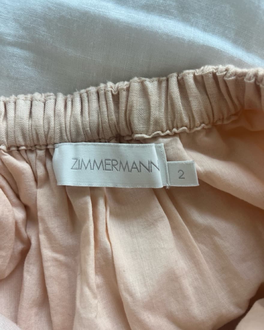 Zimmermann Linen Halter Midi Dress  - Image 4