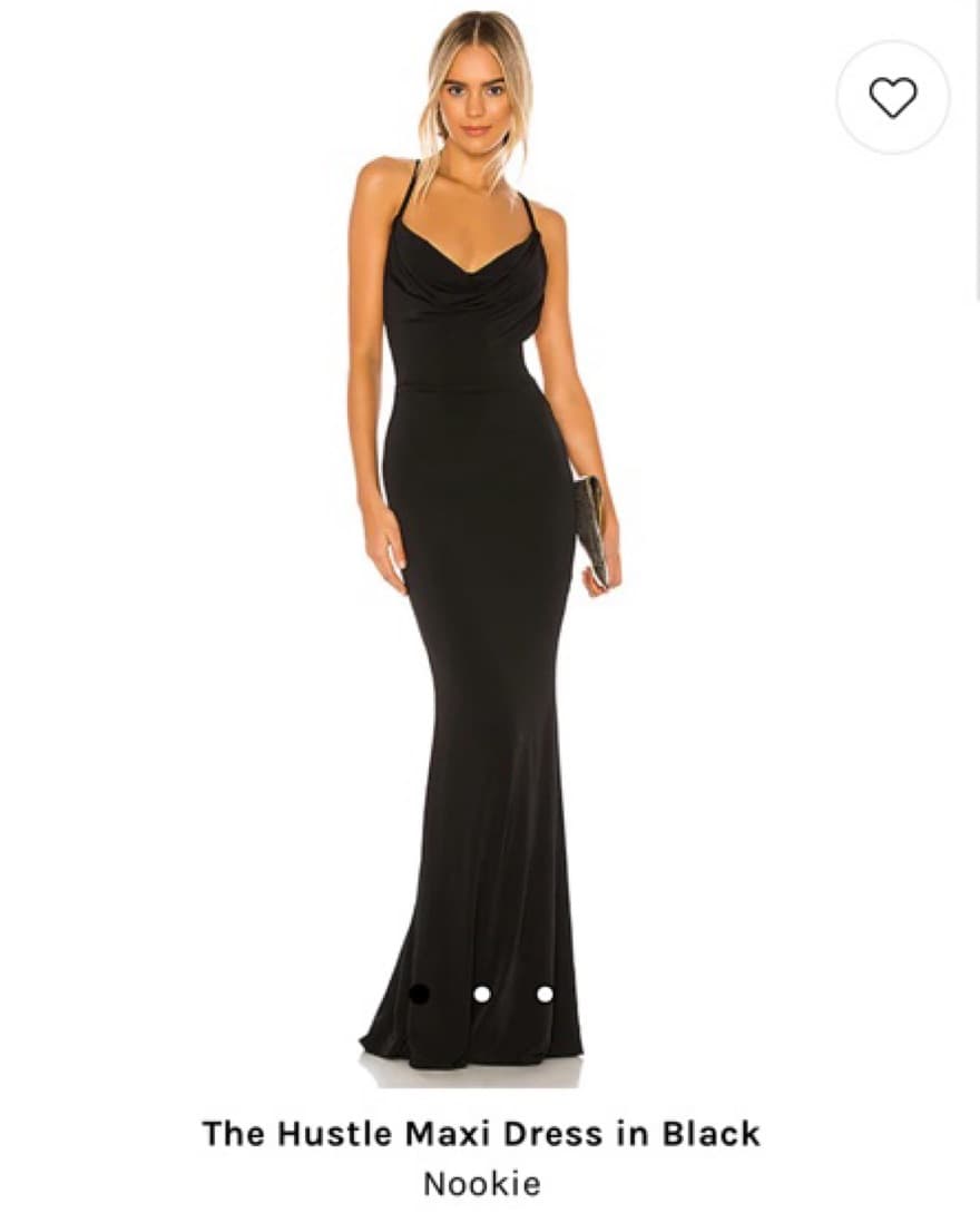 Black Low Back Maxi Dress By Nookie - Image 3