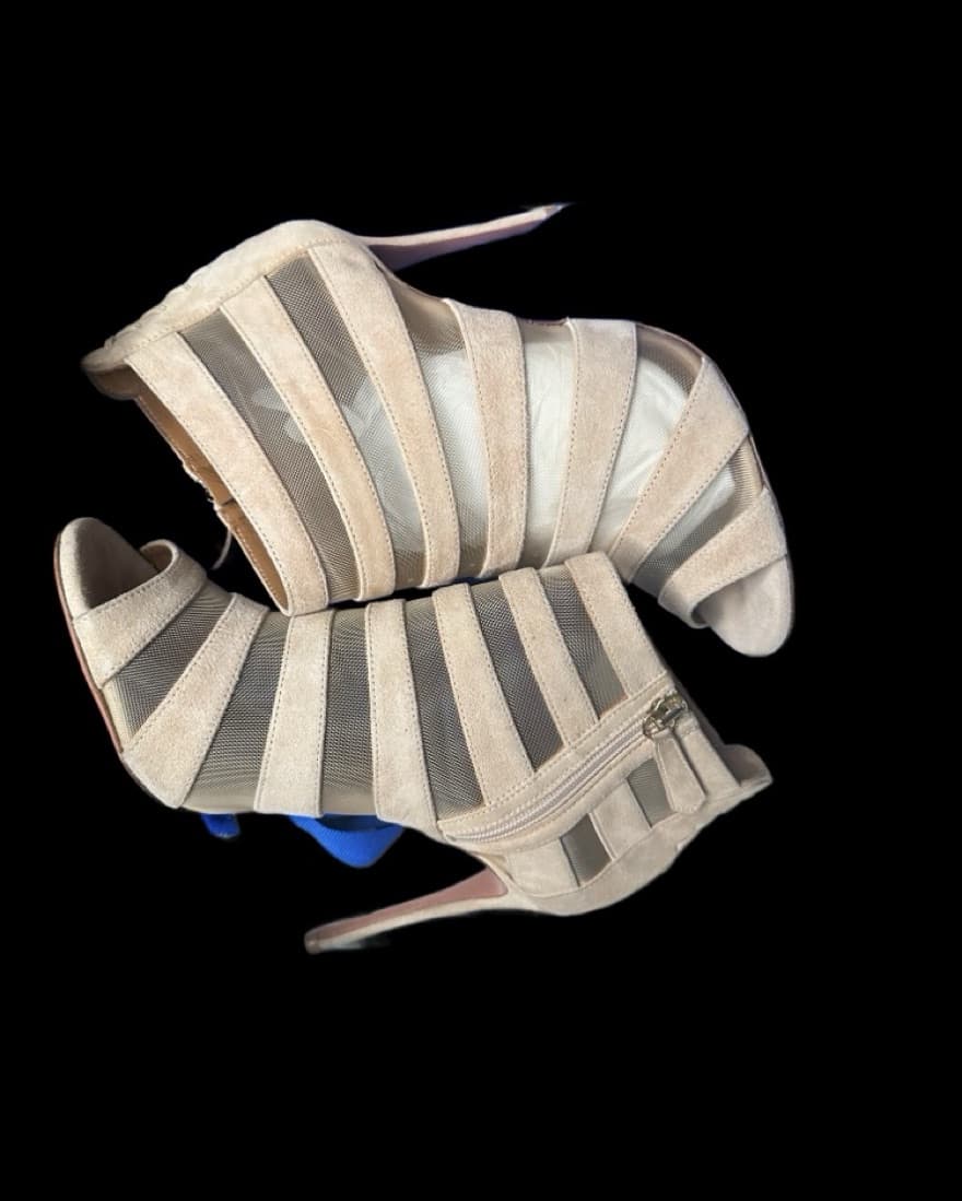 Aquazzura Suede Mesh Shoe - Image 2