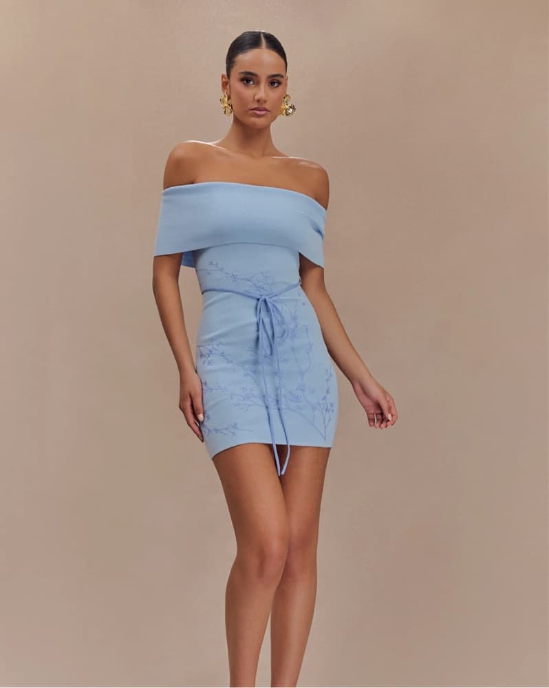 Mallory Off Shoulder Mini Dress - Image 1
