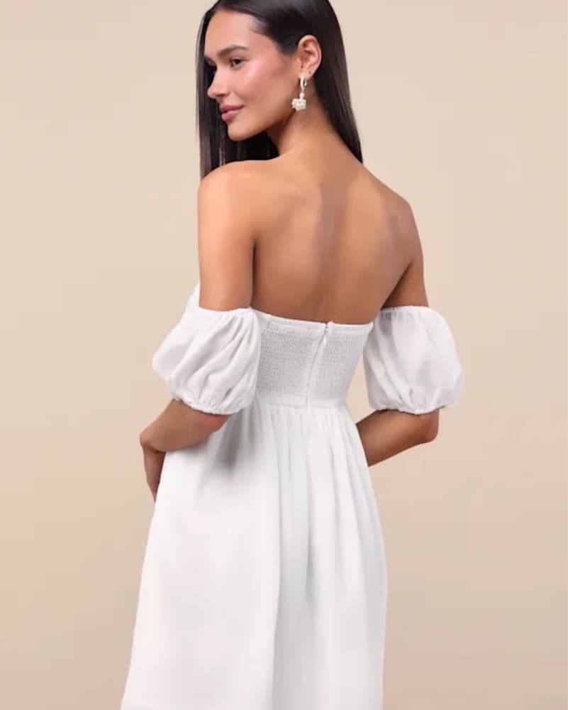 Off The Shoulder Mini Dress - Image 2