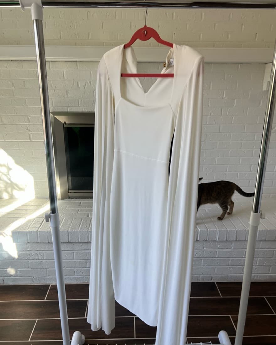 Club London Cape Sleeve dress - Image 2