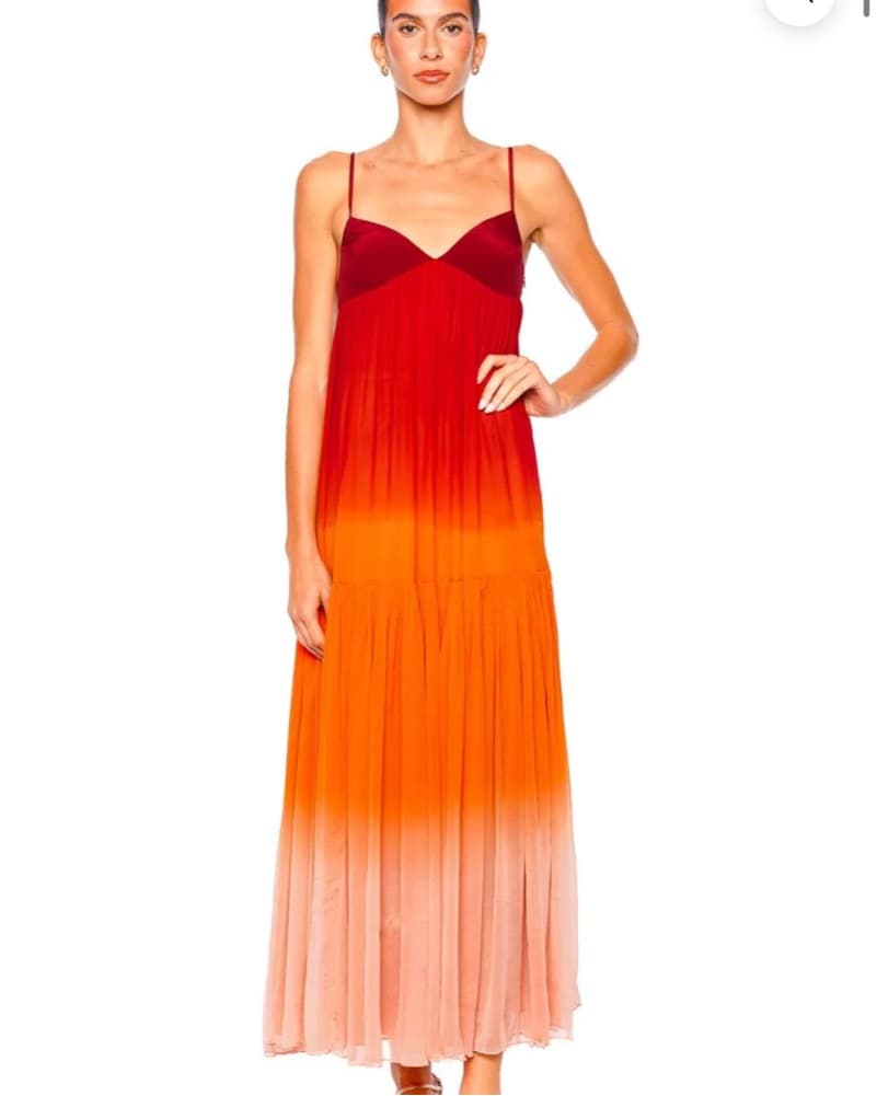 Leslie Amon Carioca Dress In Sunset  - Image 3