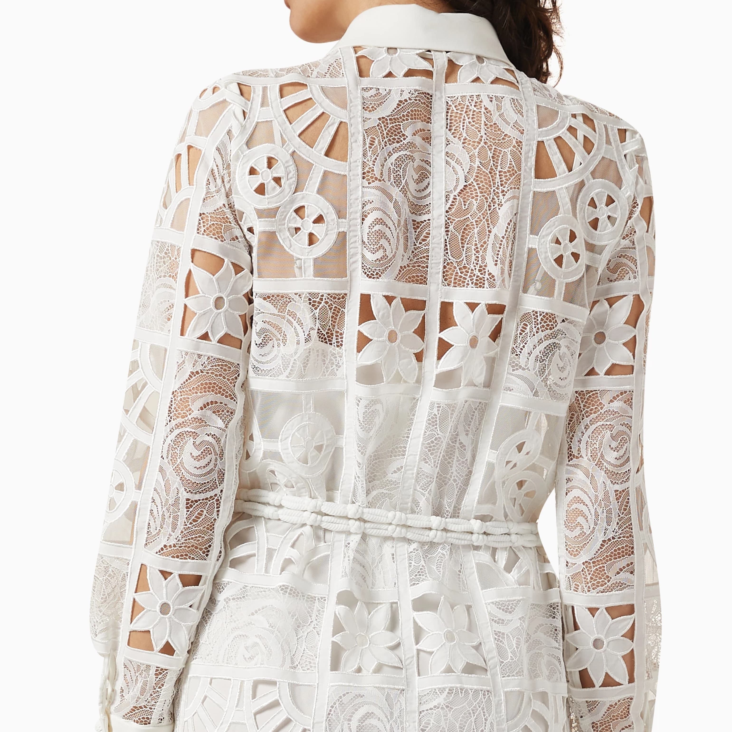 Alexis Lace Mini Dress - Image 4