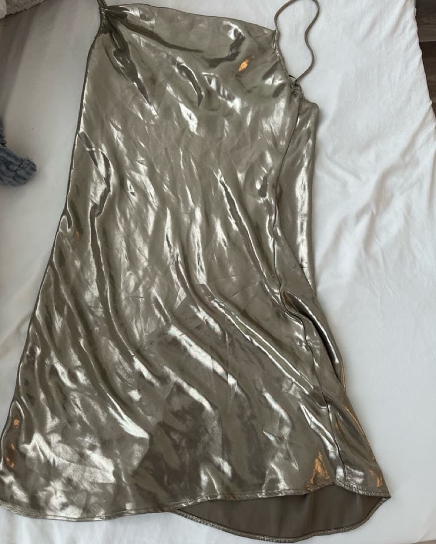 Zara Metallic Dress  - Image 1