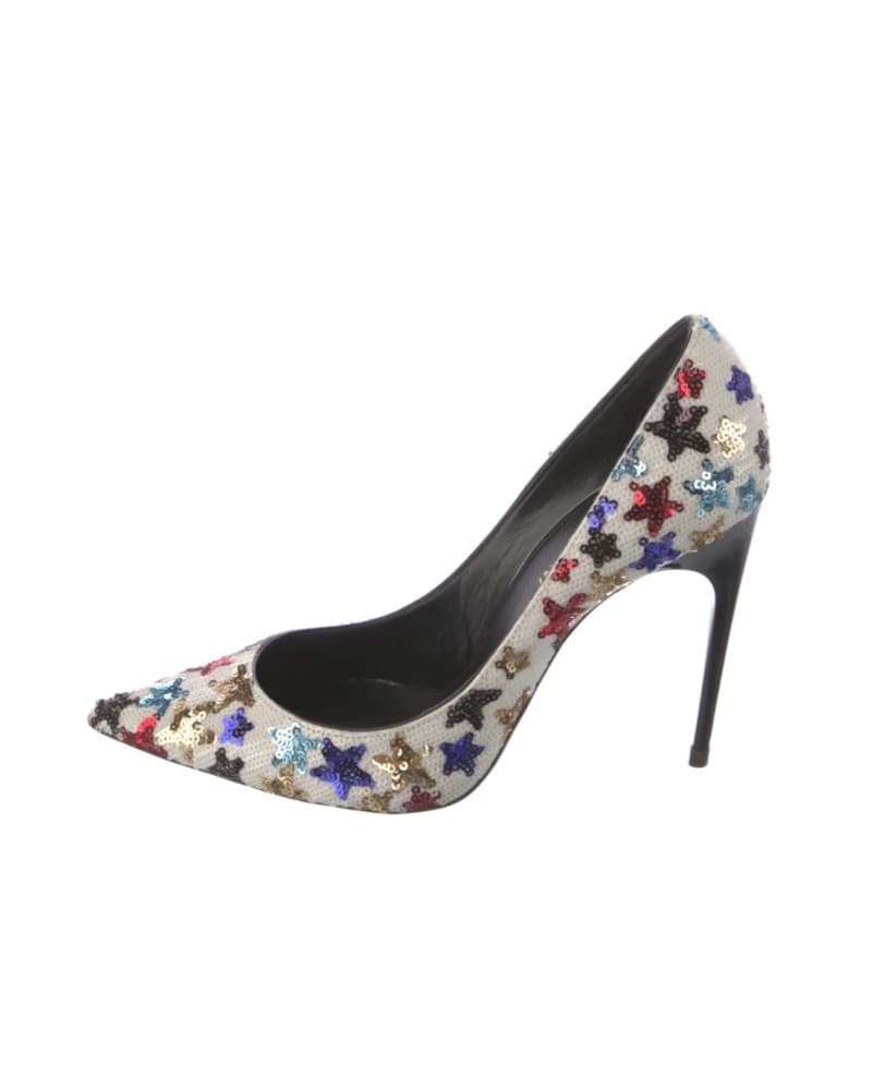 YSL Sequin Palace Pumps - Image 1