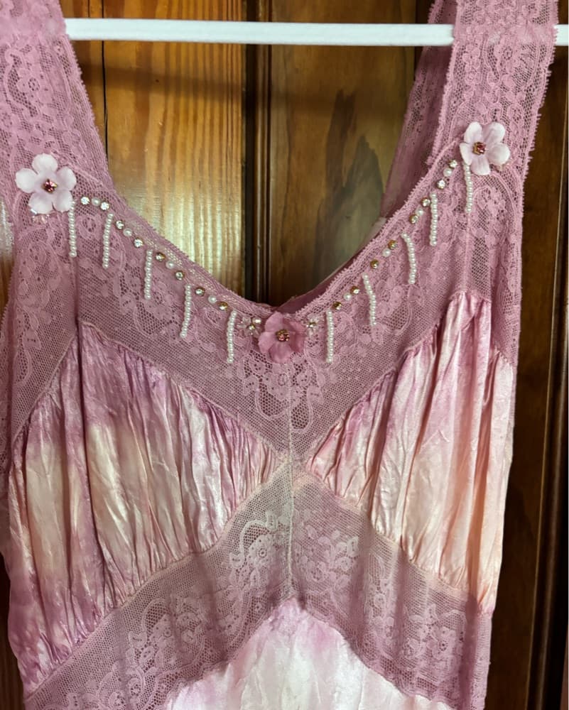 Love Shack Fancy Lace Trim Maxi Dress - Image 2