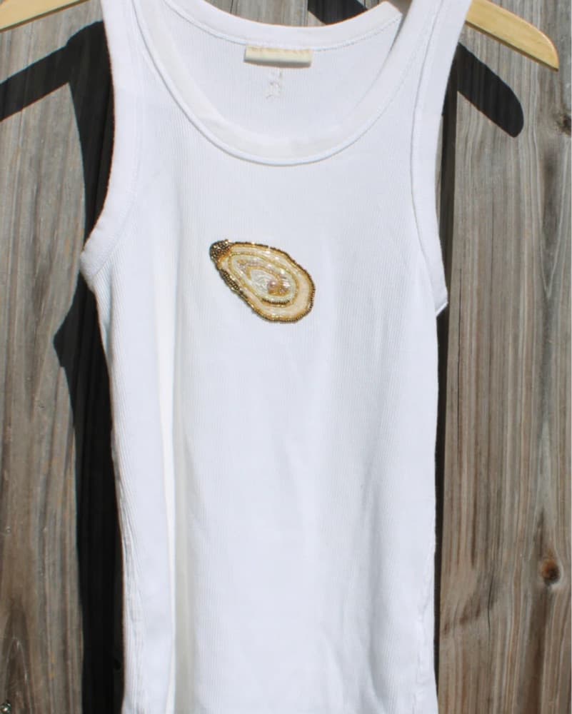 Oyter Embroidered Tank - Image 1
