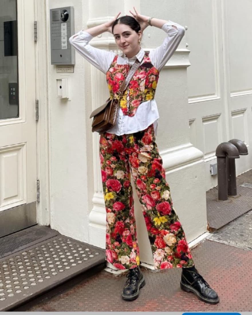 Samantha Pleet Floral Corset  - Image 1