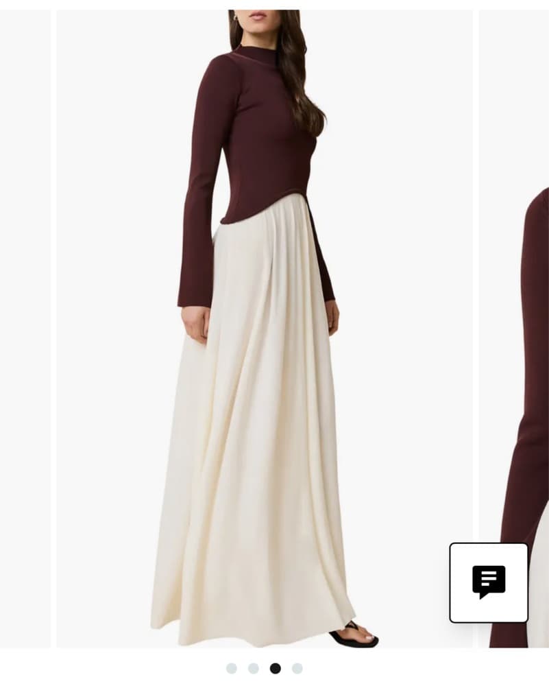 Solid & Striped Soglio Dress In Raisin - Image 3