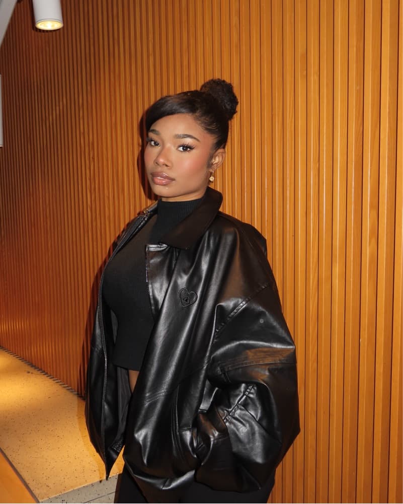 Black Leather Jacket - Image 3