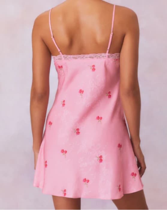 Loveshackfancy Silk Slip Dress  - Image 2