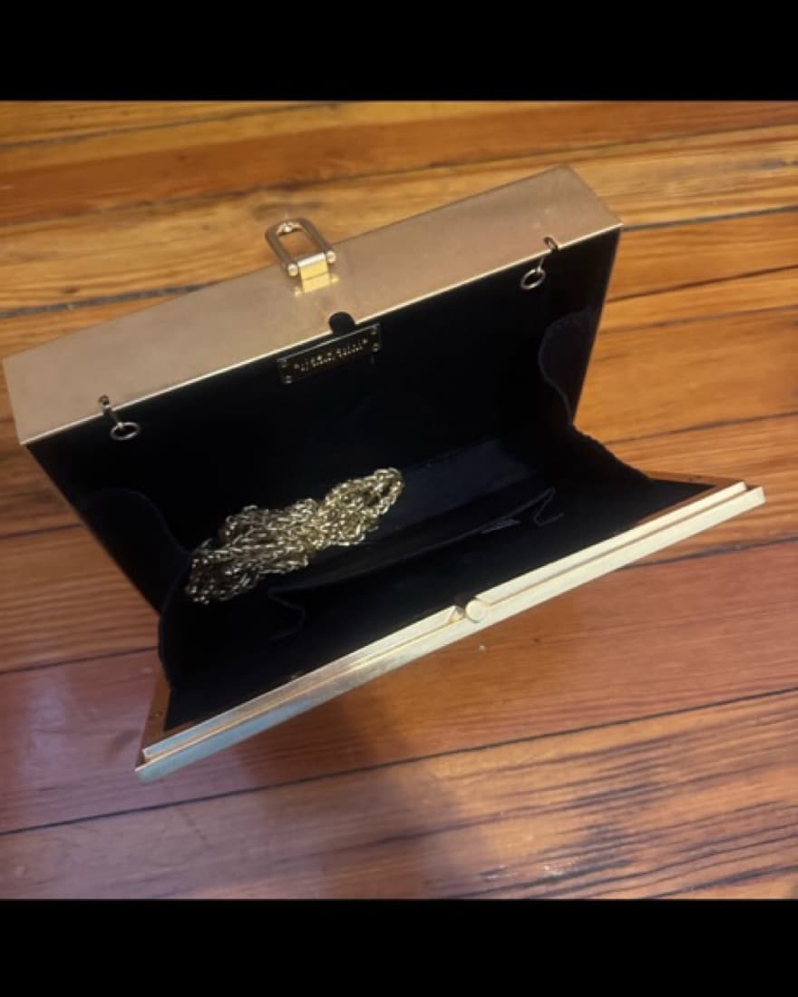 Alice + Olivia Clutch - Black Gold Star - Image 4