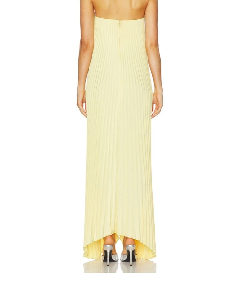 Black Tie Gown - Butter Yellow LIDEE - Image 2