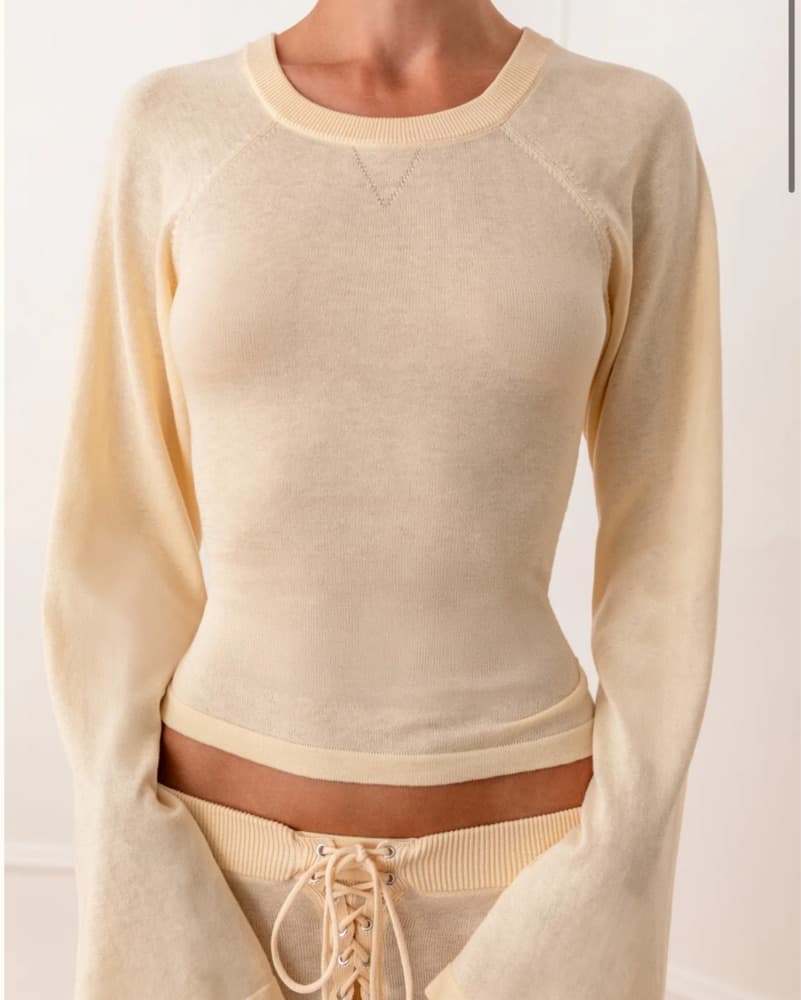 Orseund Iris Knitted Corset Raglan Shirt - Image 3