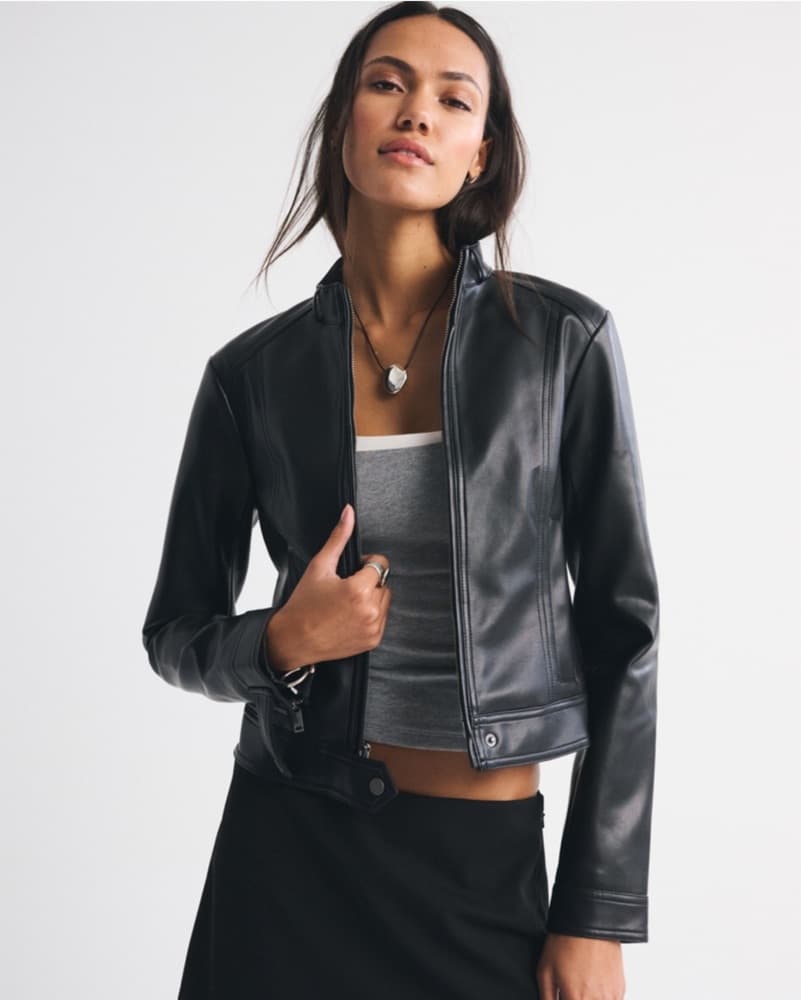 Black Leather Jacket  - Image 1