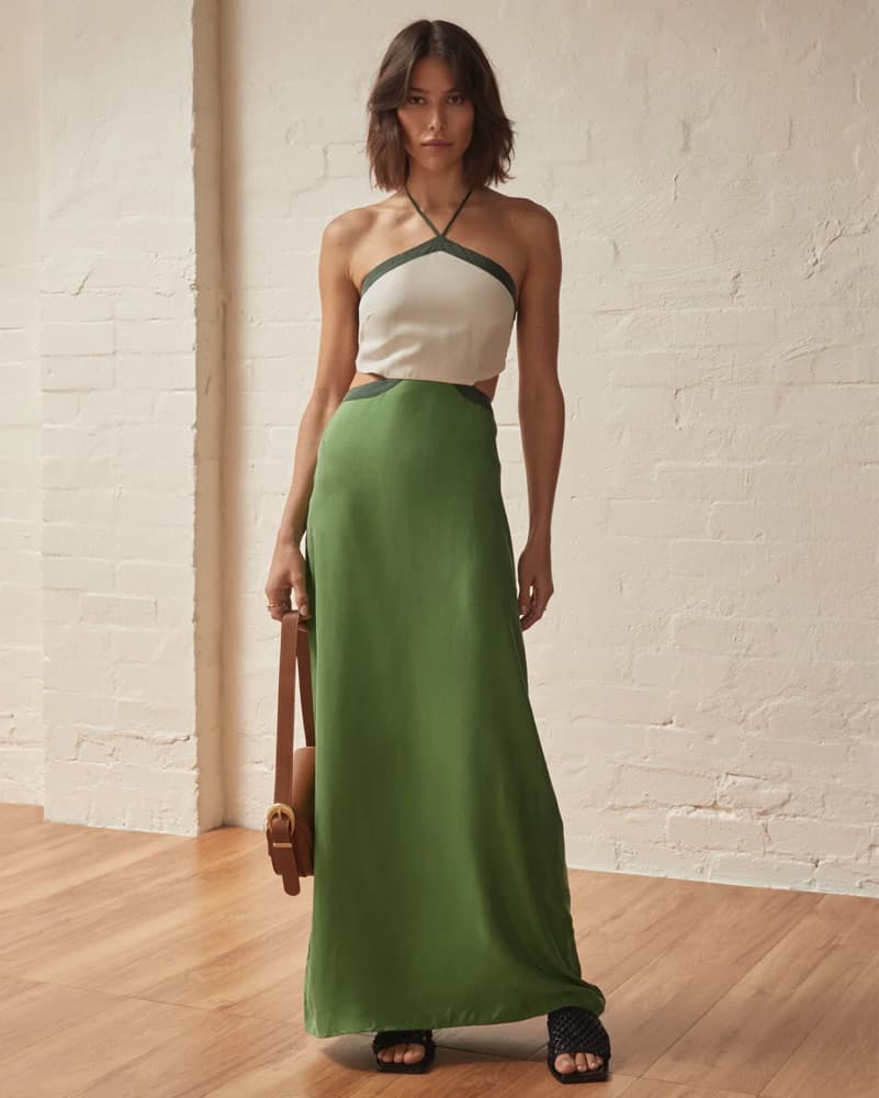 Sancia Green Sundress - Image 1