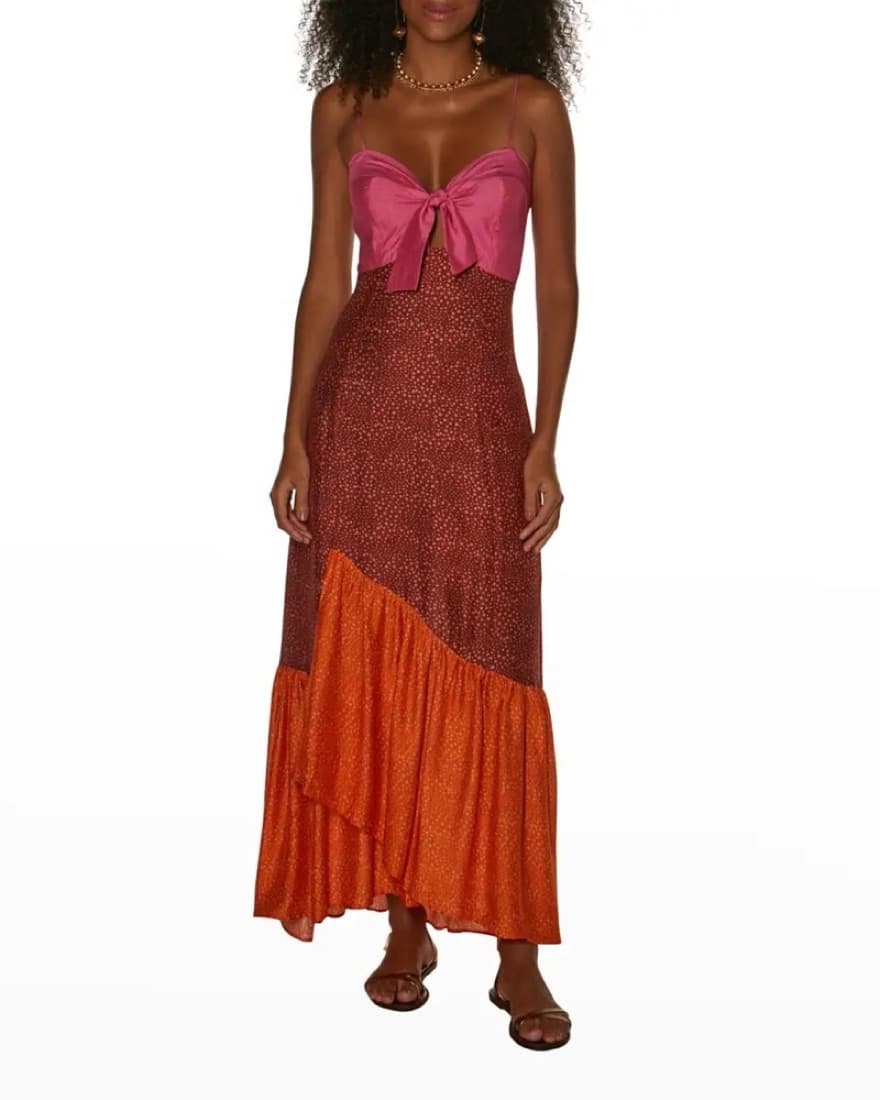 Vix Swimwear Silk-Blend Dress - Image 3