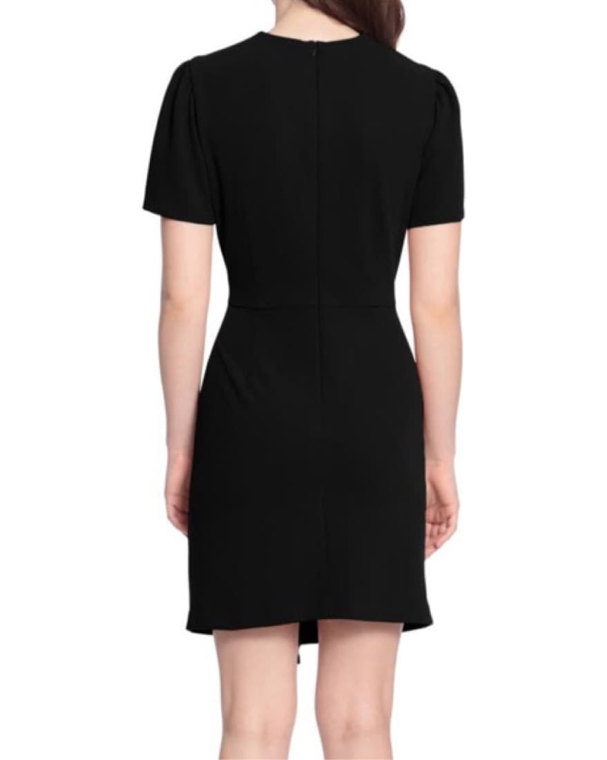 Black Work Dress Short Sleeve Sheath - Image 2