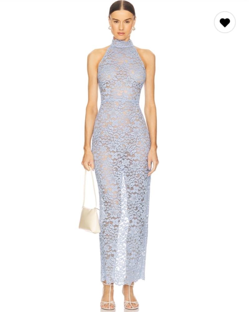 Amanda Uprichard Lace Halter Dress - Image 1