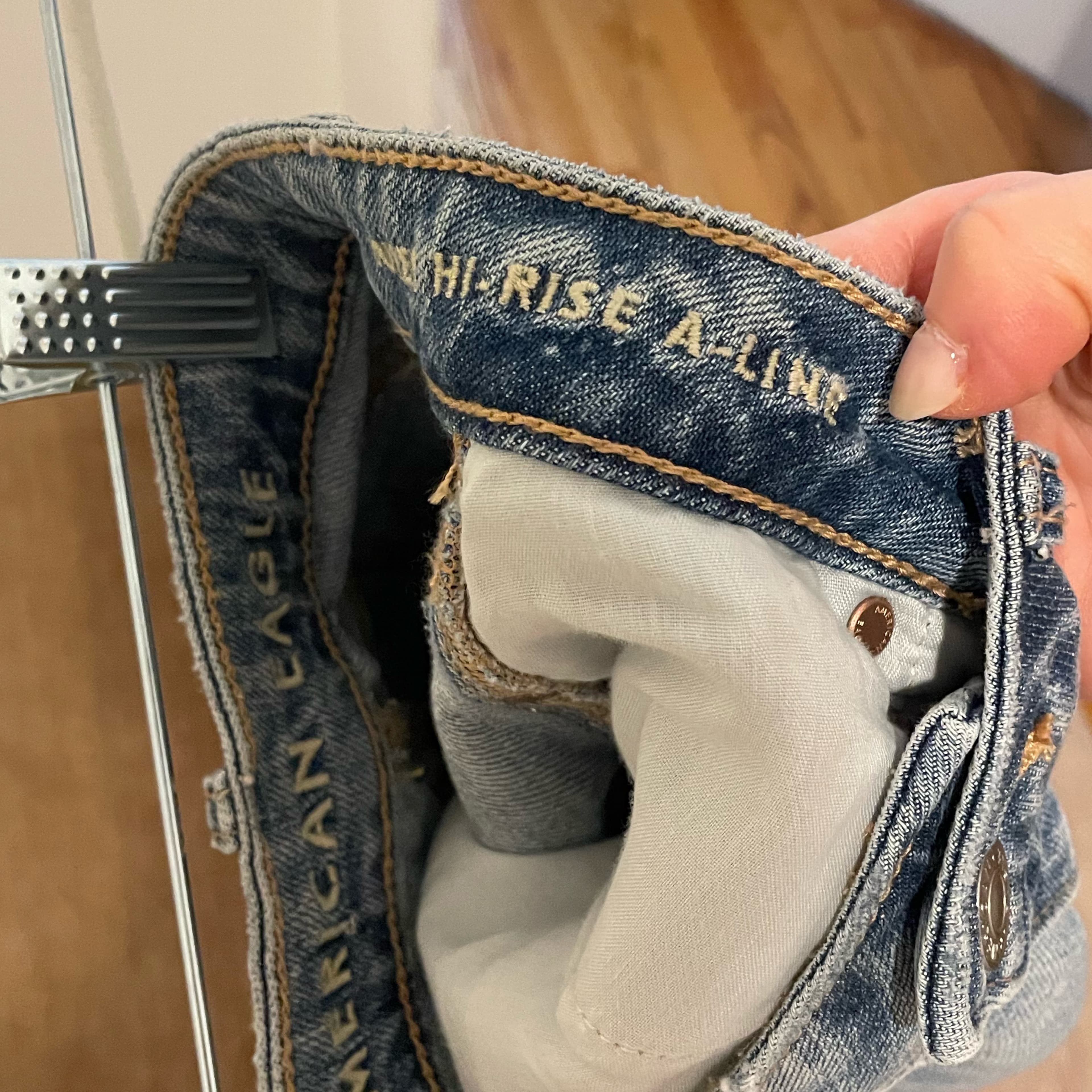 Denim Mini Skirt - Image 3