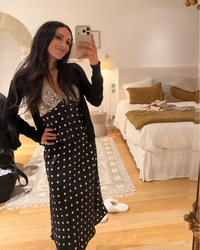 Polka Dot Midi Skirt And Top Set  - Image 4