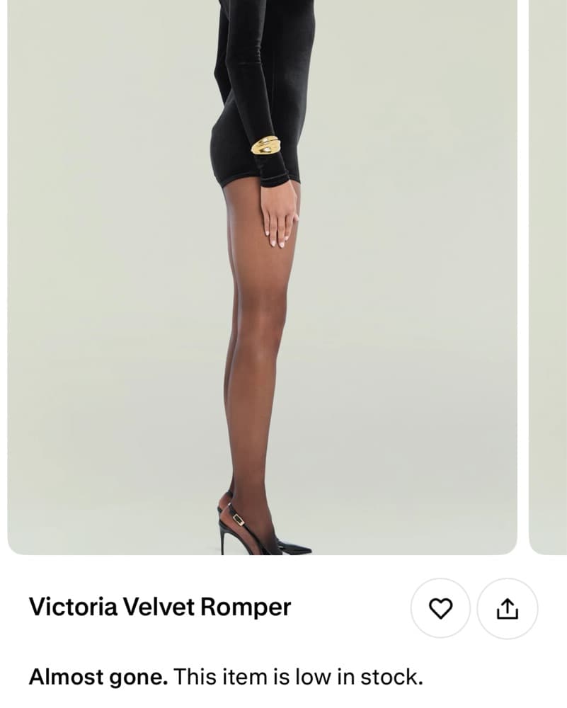 SER.O.YA  Velvet Romper - Image 4