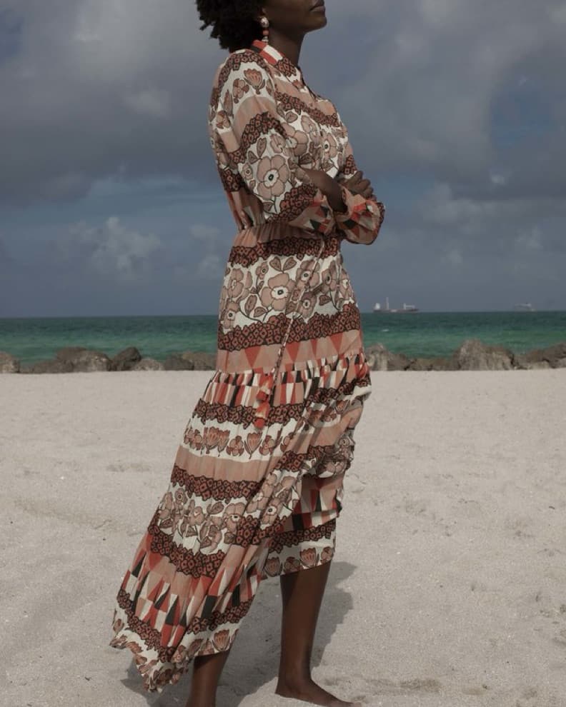 Carolina K Natalie Long Sleeve Dress - Image 2