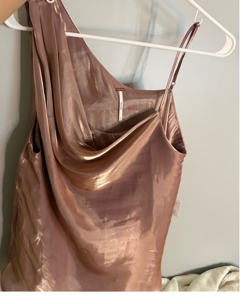 One Shoulder Satin Free people  - Image 3