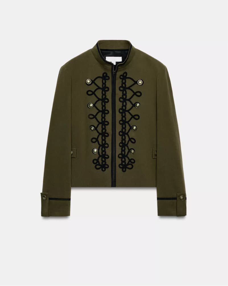 Elegant Military-Inspired Jacket - Image 2