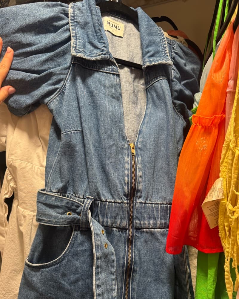 Show Me Your Mumu Denim Mini Dress - Image 2