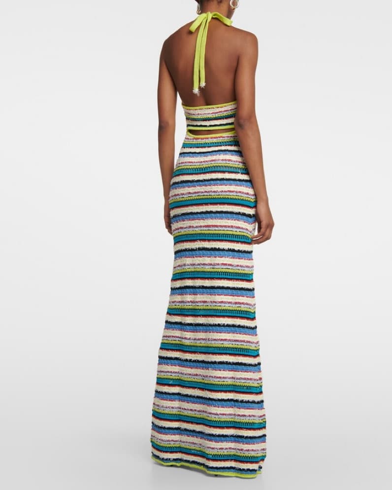 Staud Annabella crochet maxi dress - Image 2