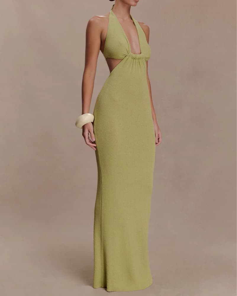 Meshki Theresa Halter Dress - Image 2