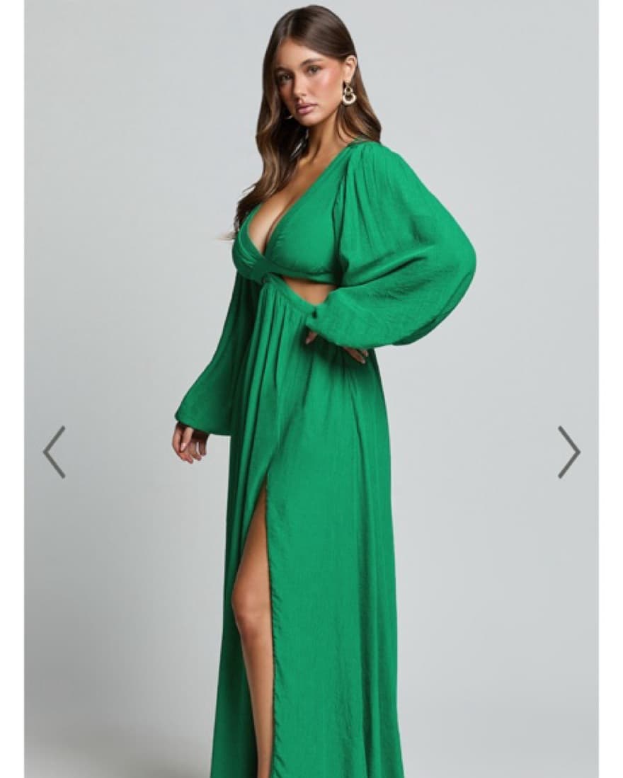  Emerald Green Maxi Dress - Image 2