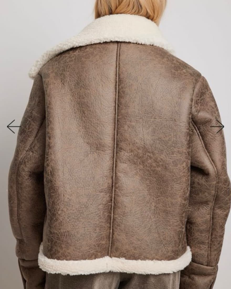 Faux Shearling Jacket - Image 5