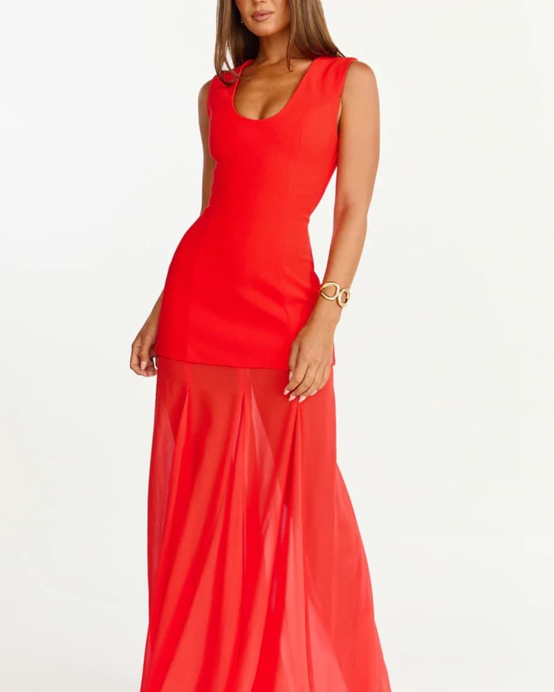 Red Showpo Dress - Image 3