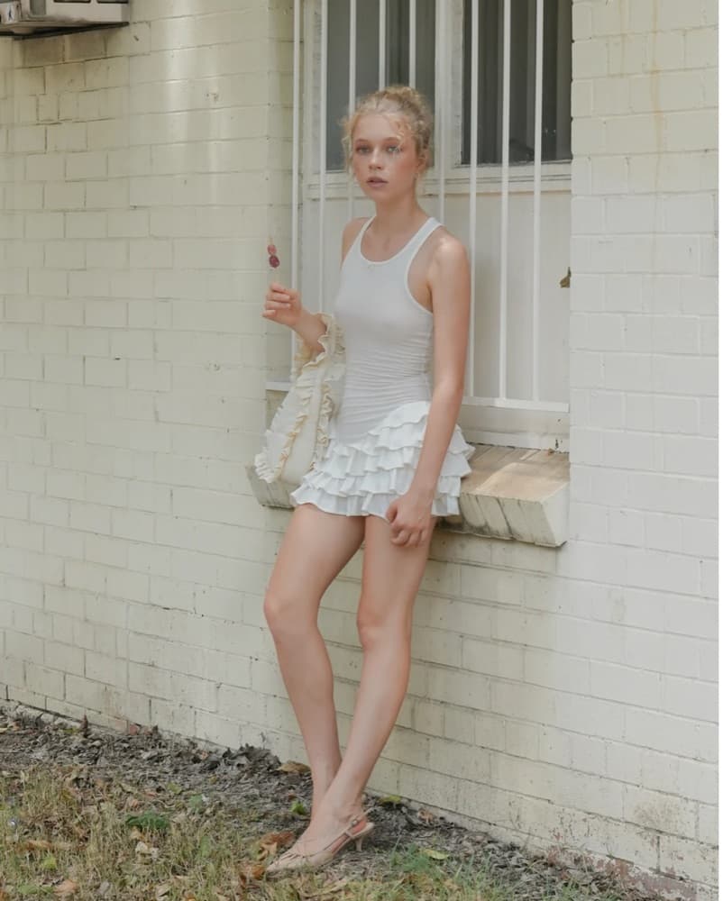 My Mum Made It Frill Tank Dress - Image 2