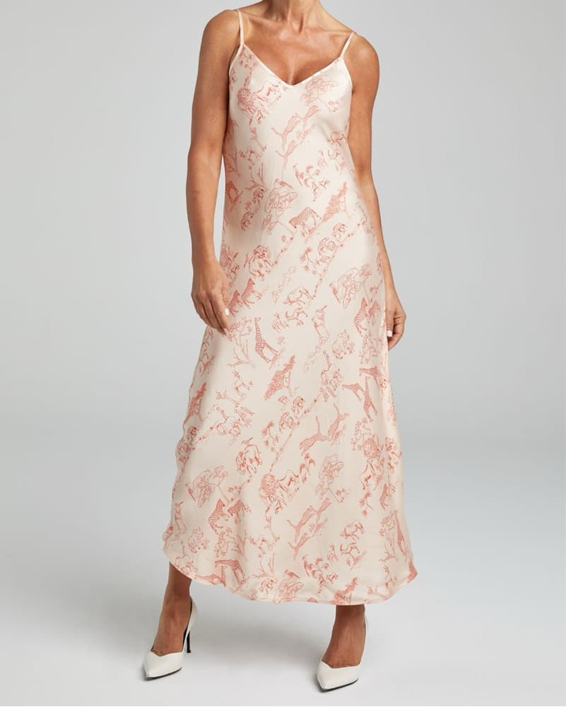 SILK LAUNDRY 90S SLIP DRESS - Image 1