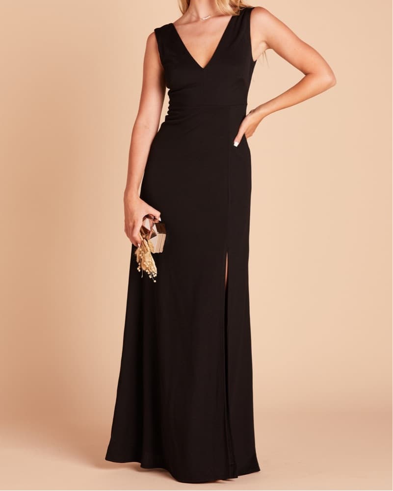 Birdy Grey Shamin Crepe Dress in Black - Image 3