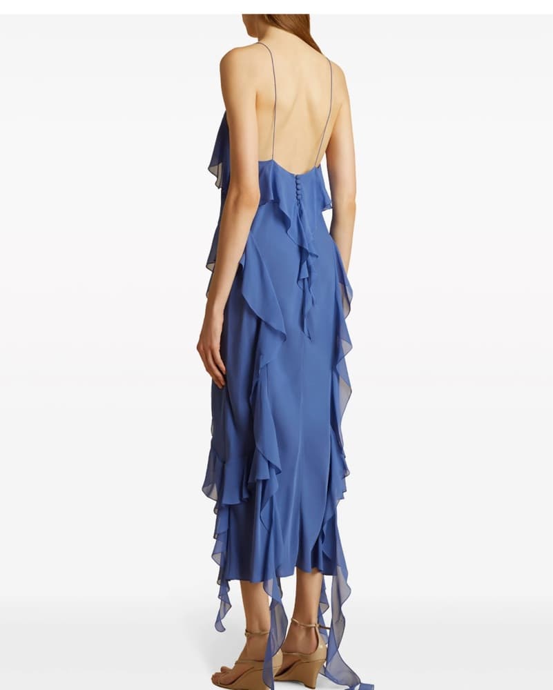 Khaite Pim Ruffle Dress - Image 3