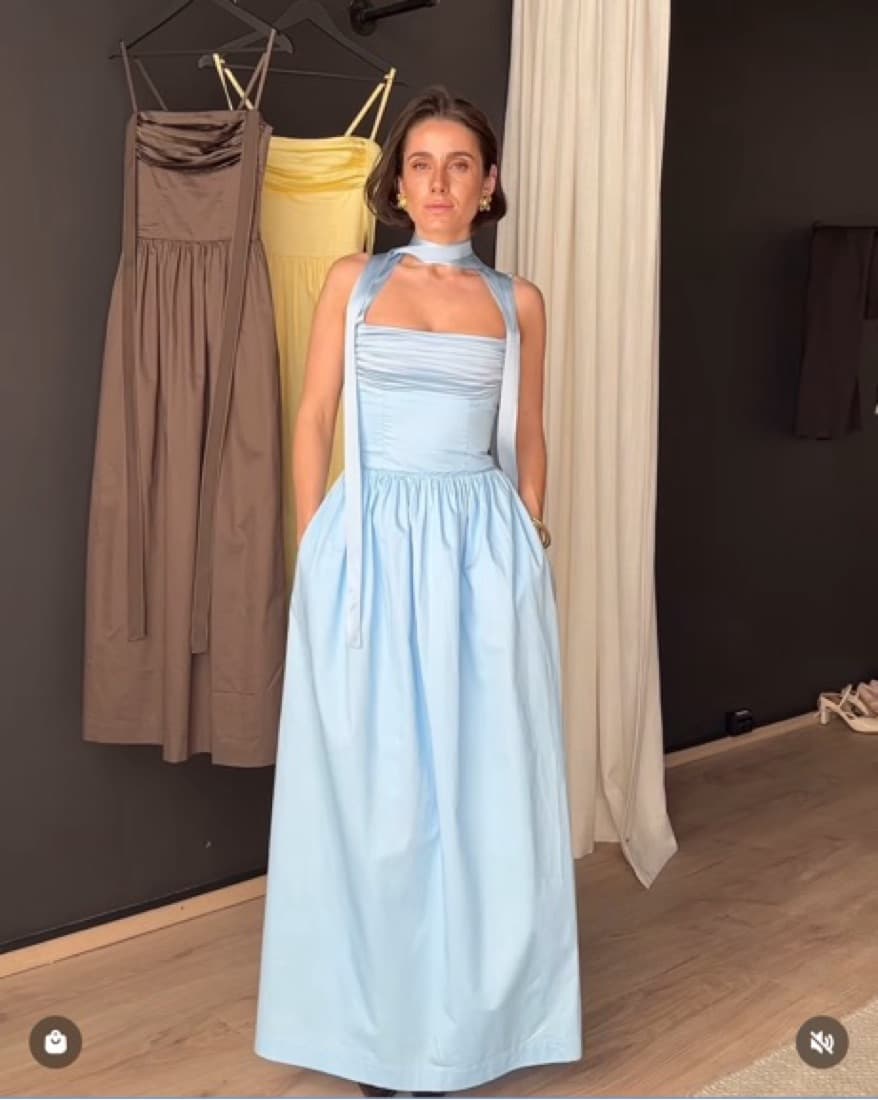 Baby Blue Maxi Dress - Image 2