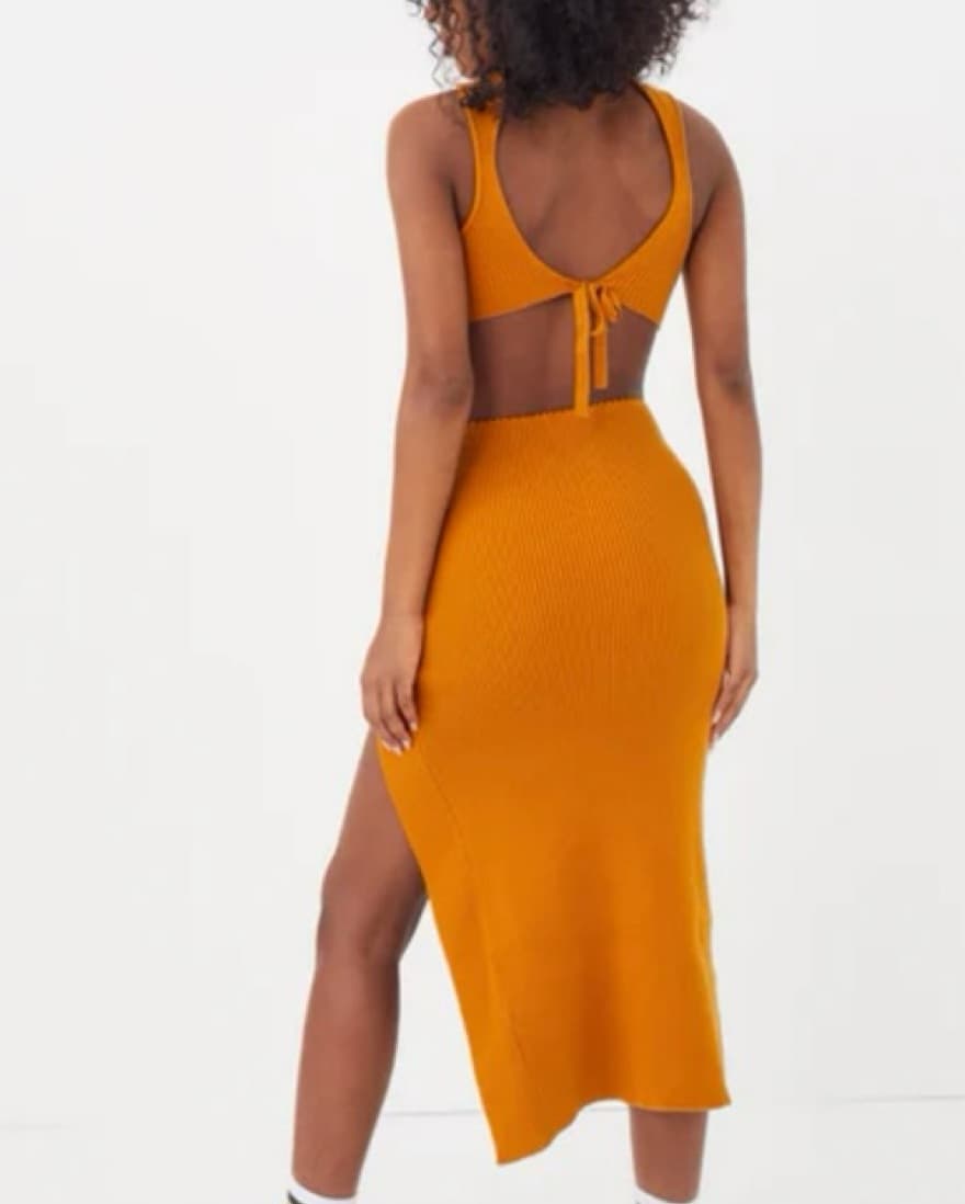 Orange For Love And Lemons Midi Dress - Image 3