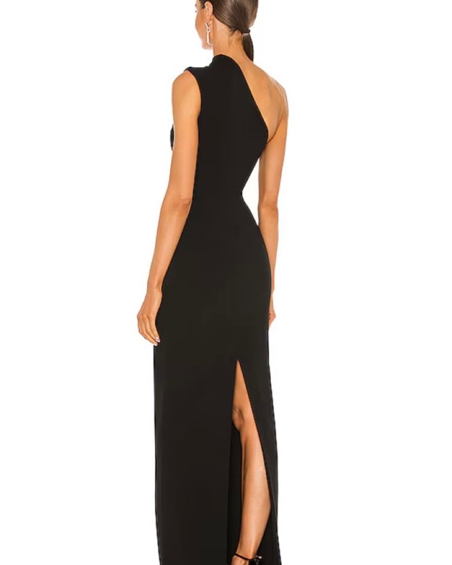 Solace London Black Keyhole Gown  - Image 2