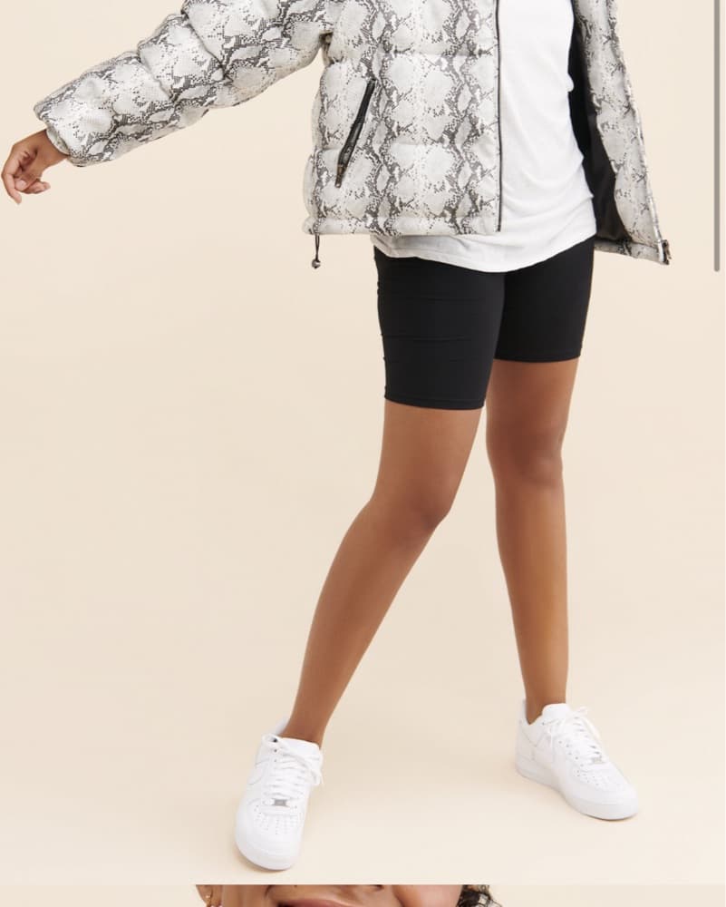 Sleek Snake Print Jacket - Image 1