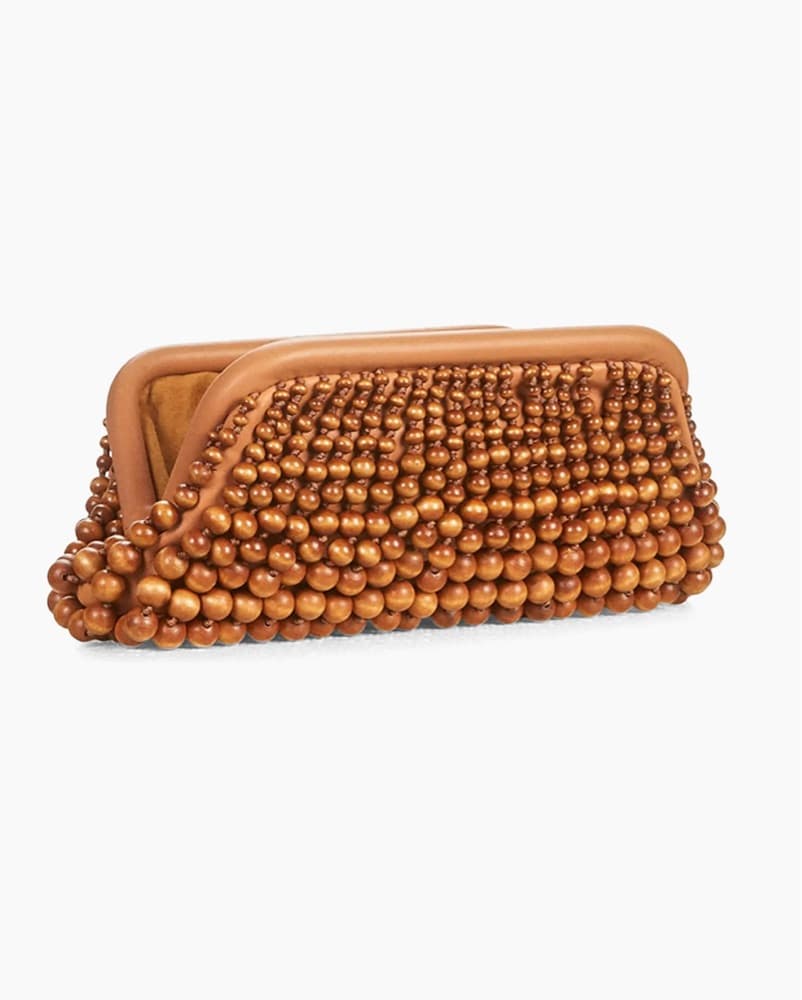 Cult Gaia Nia Wood Beaded Clutch  - Image 3