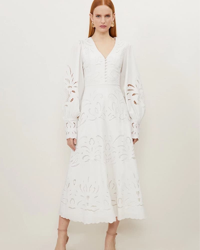 Elegant Floral Maxi Dress  - Image 2