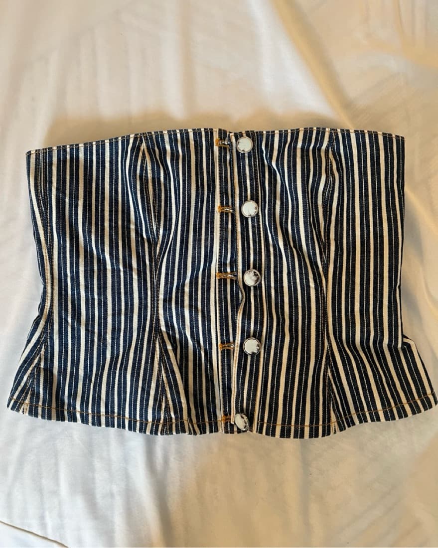 Ganni Striped Corset  - Image 4