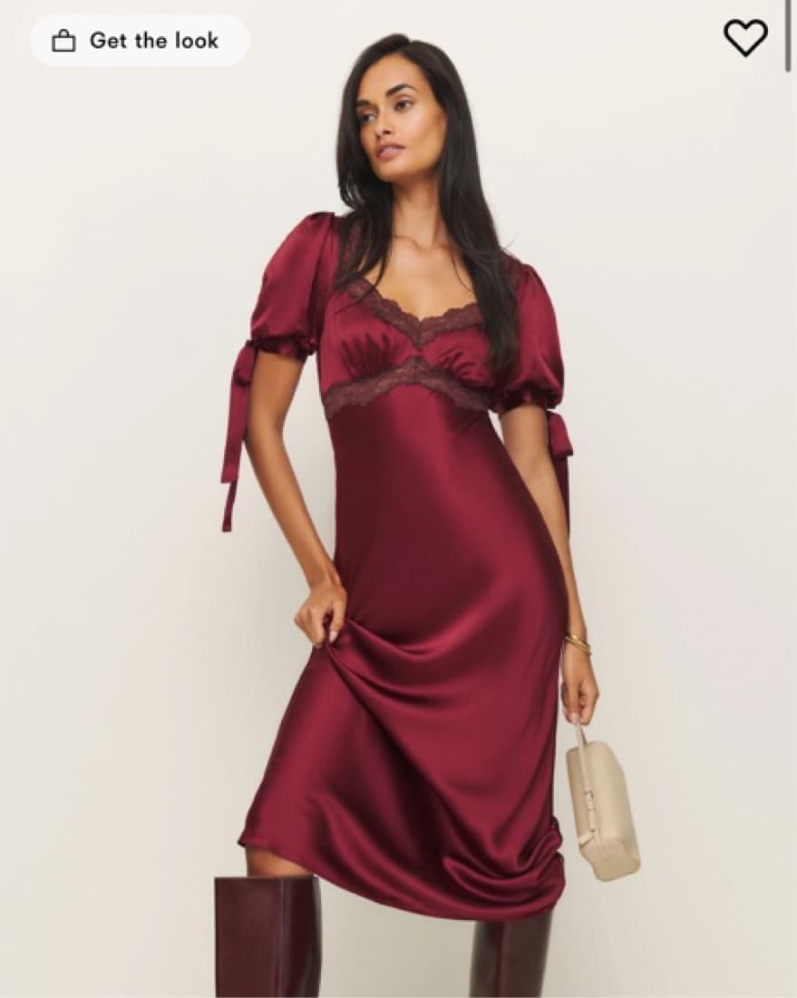 Reformation X Kasey Musgraves Red Dress - Image 3