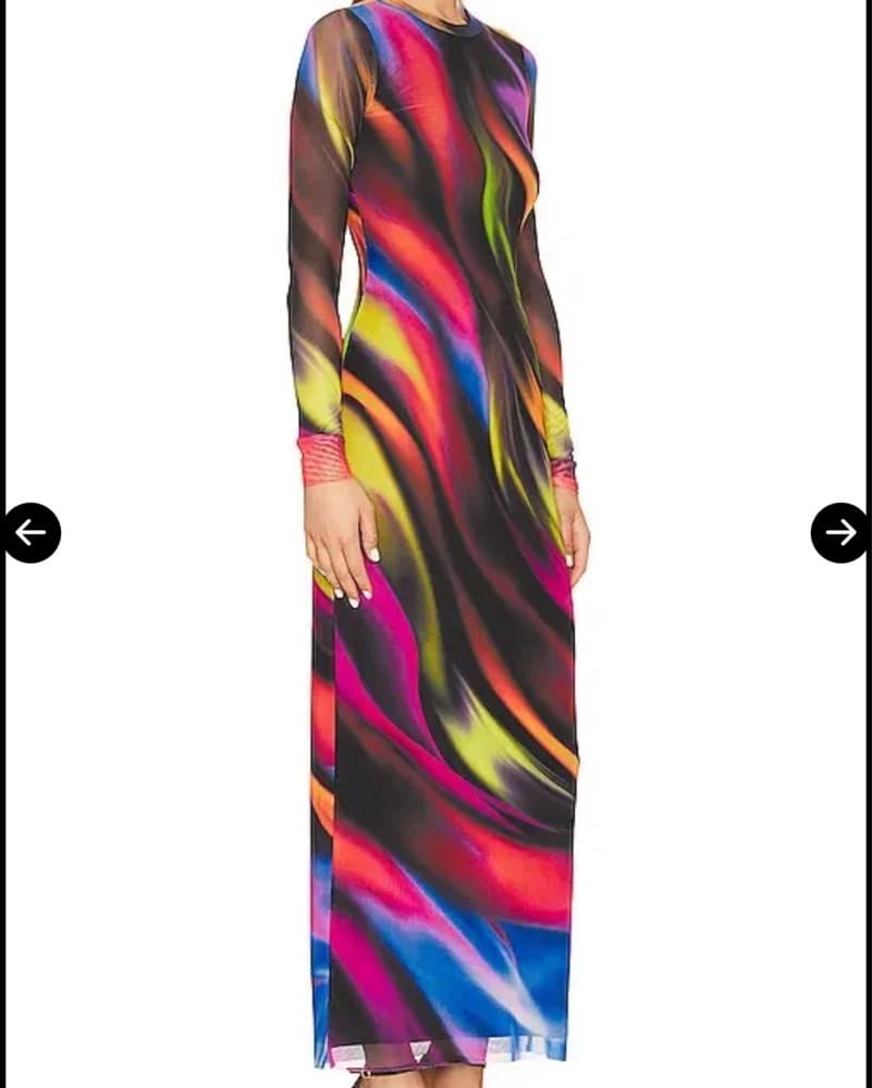Bright Swirl AFRM Print Maxi Dress - Image 1