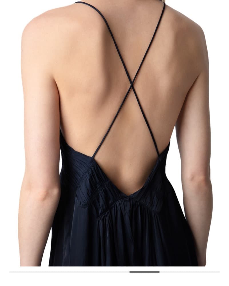 Satin Blue Zadig & Voltaire Dress  - Image 1